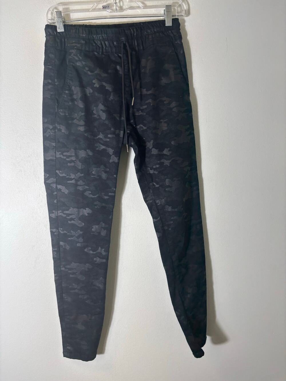 Flog Black Camo Drawstring Joggers Sz 28